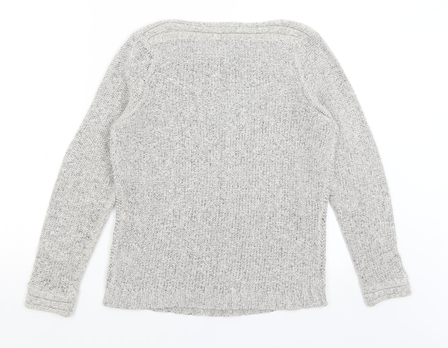 BM Collection Womens Grey   Pullover Jumper Size S