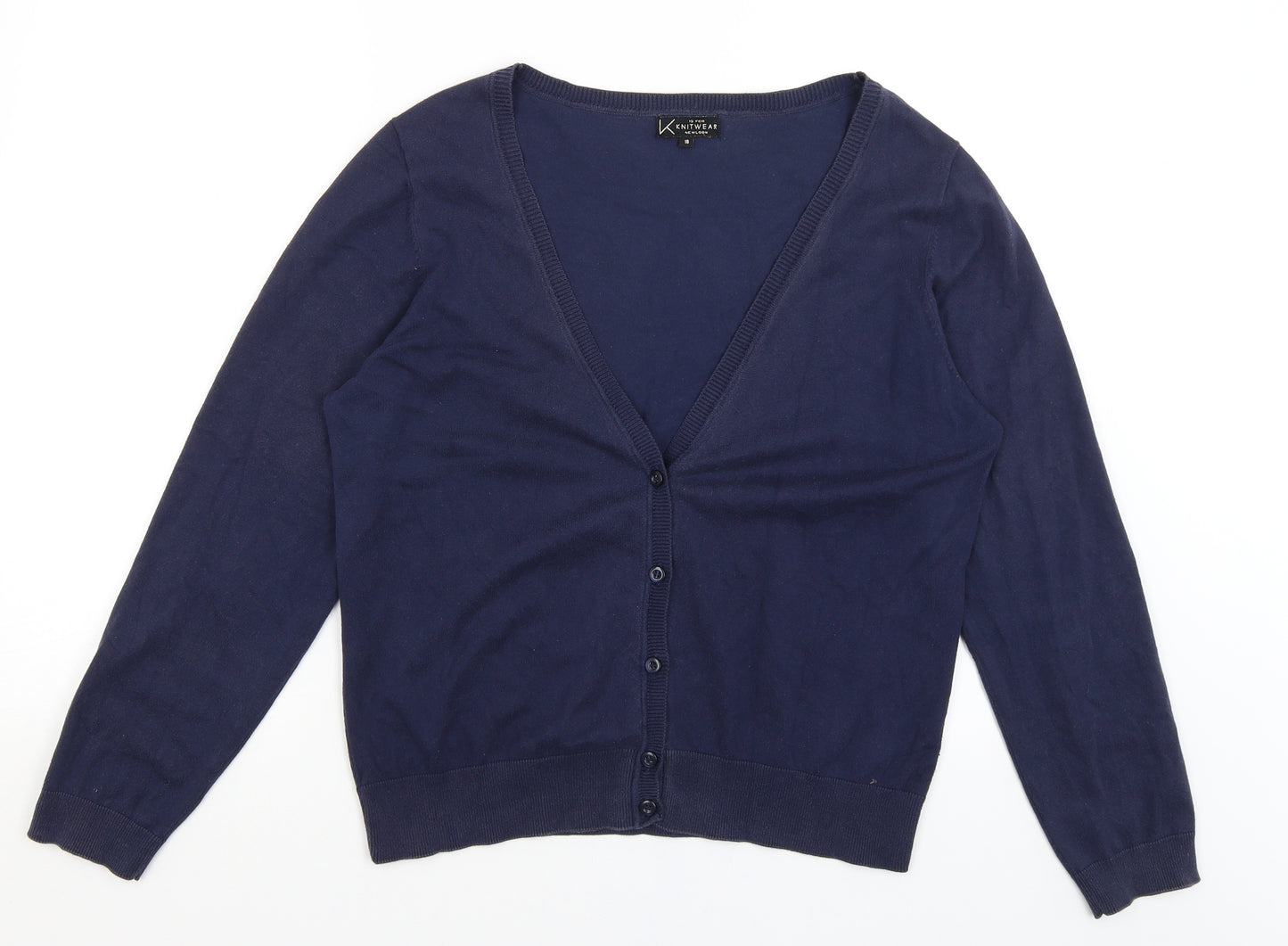 New Look Womens Blue   Cardigan Jumper Size 18