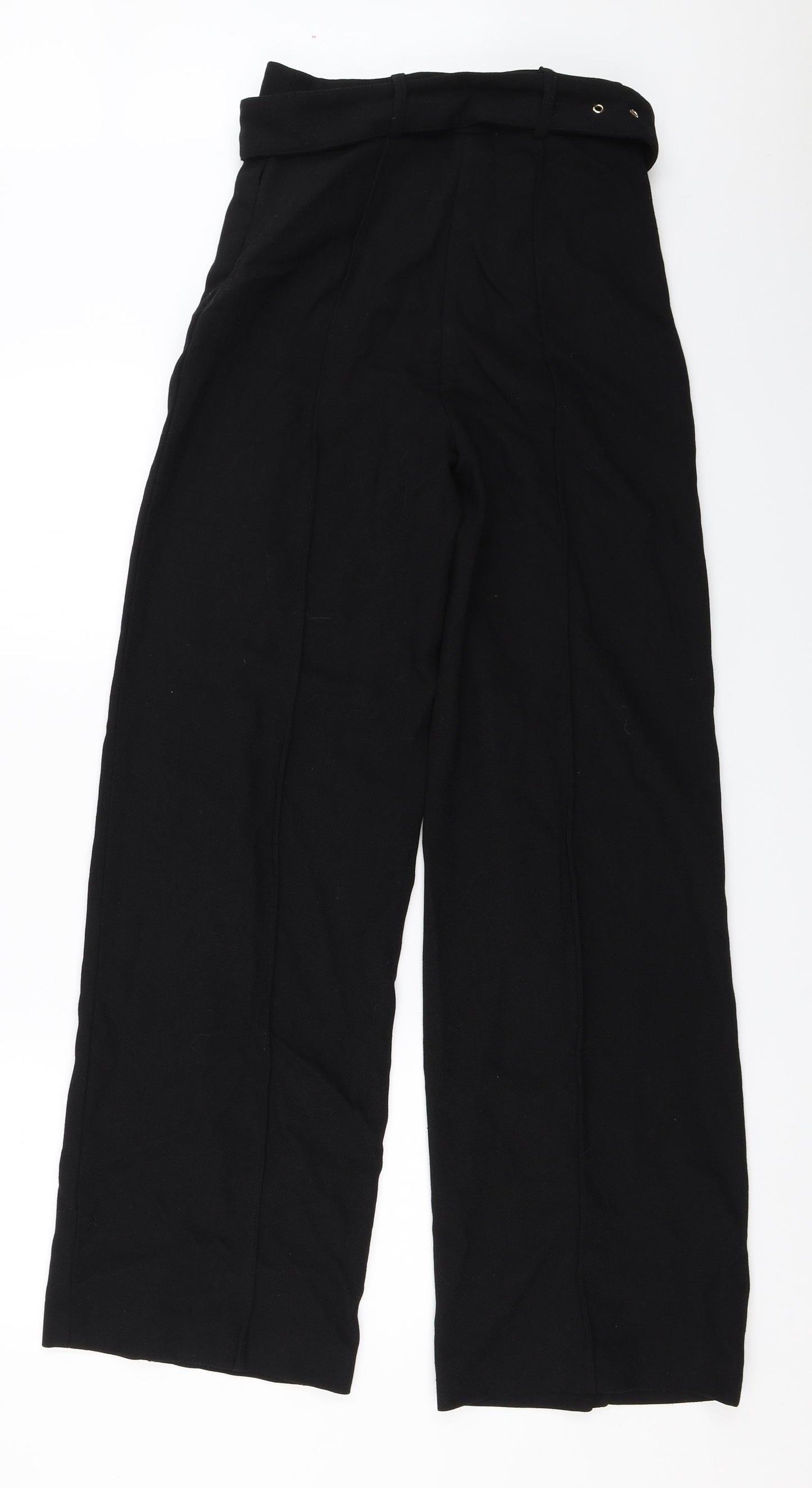 H&M Womens Black   Trousers  Size 34 in L31.5 in