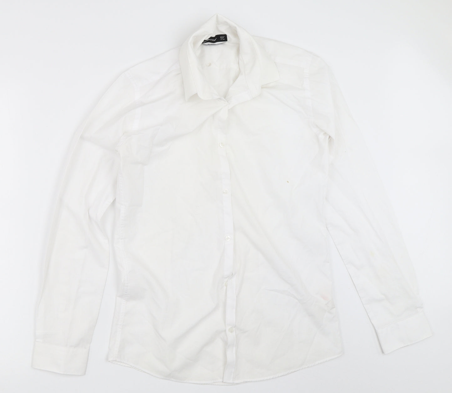 Cedar Wood State Mens White    Button-Up Size 14.5
