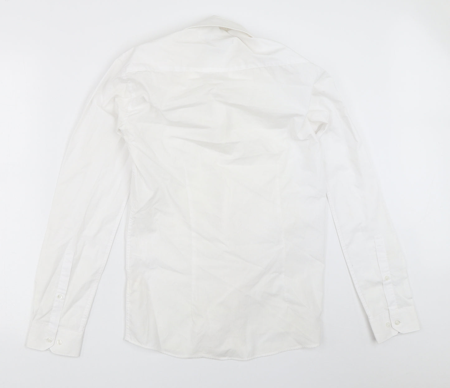 Cedar Wood State Mens White    Button-Up Size 14.5