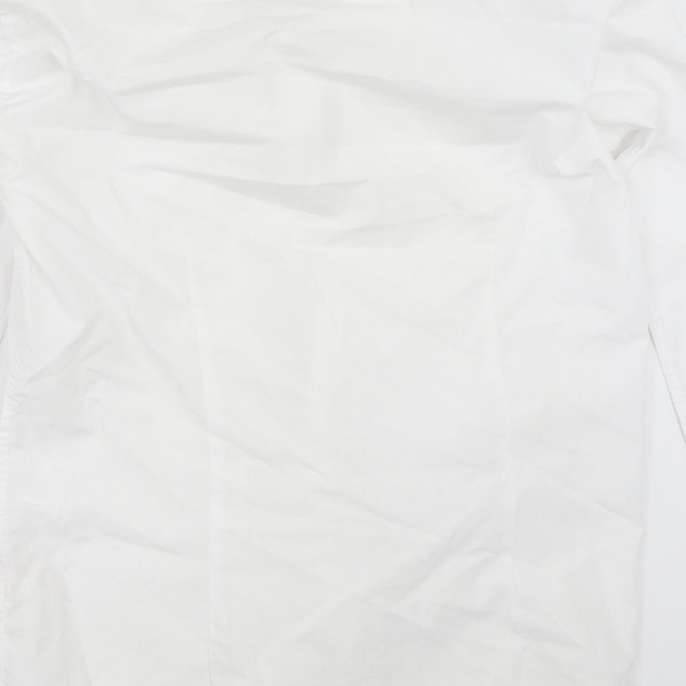 Cedar Wood State Mens White    Button-Up Size 14.5