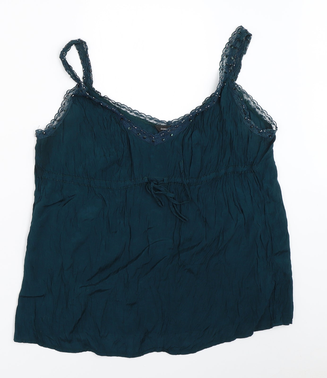 Dorothy Perkins Womens Blue   Camisole Blouse Size 14