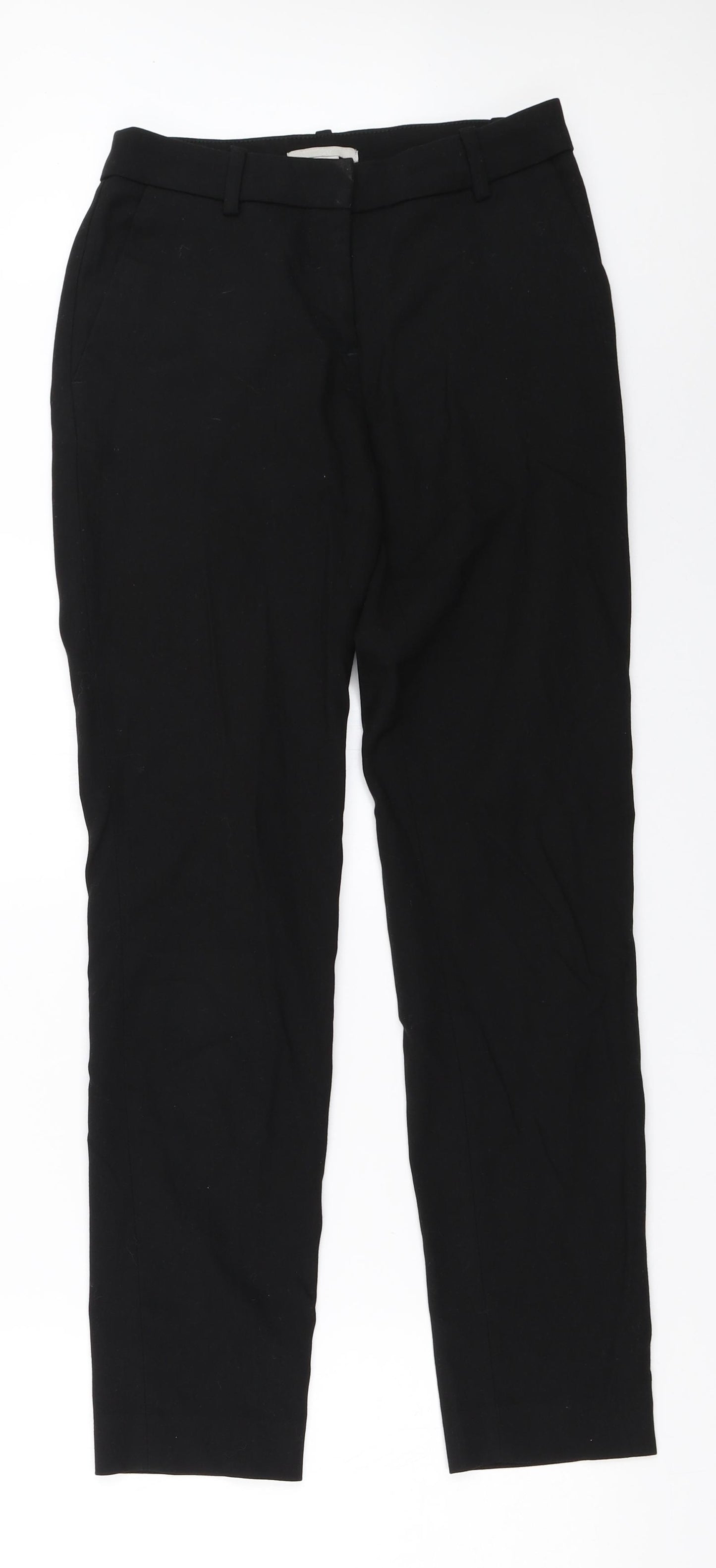 H&M Womens Black   Trousers  Size 32 L29.5 in