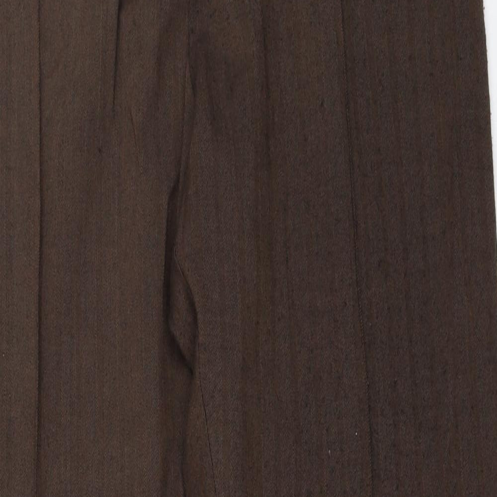 Marks and Spencer Womens Brown   Trousers  Size 14 L29 in