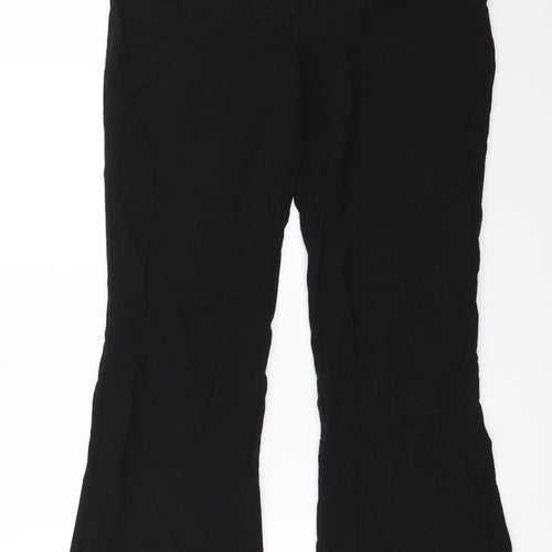 Dunnes Stores Womens Black   Trousers  Size 10 L30 in