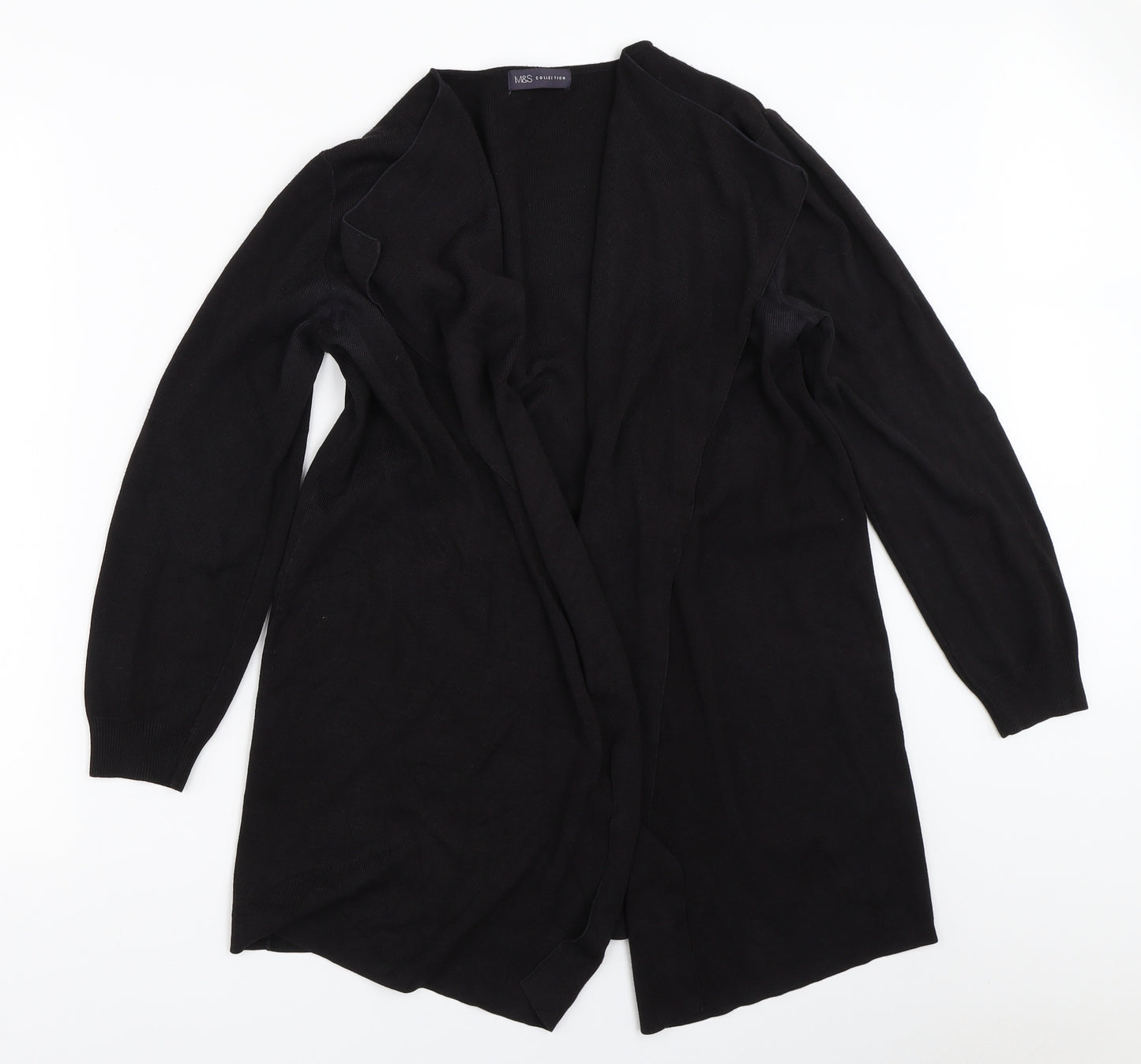 Marks and Spencer Womens Black   Cardigan Jumper Size M