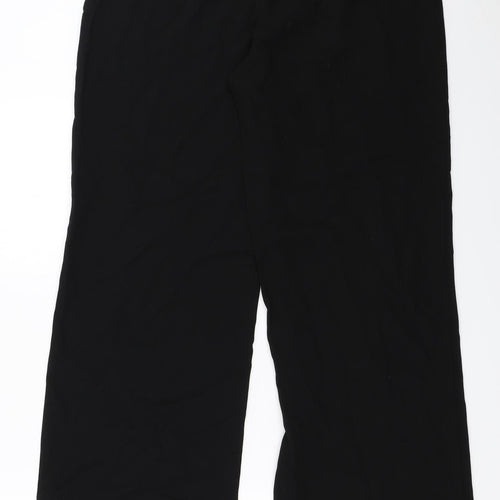 Marks and Spencer Womens Black   Trousers  Size 14 L32 in