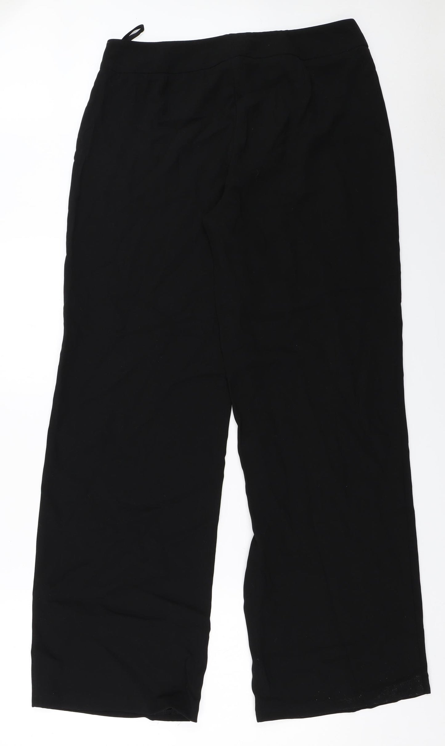Marks and Spencer Womens Black   Trousers  Size 14 L32 in