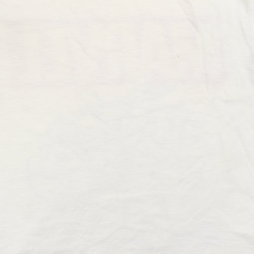 Cedar Wood State Mens White    T-Shirt Size L  - marvel