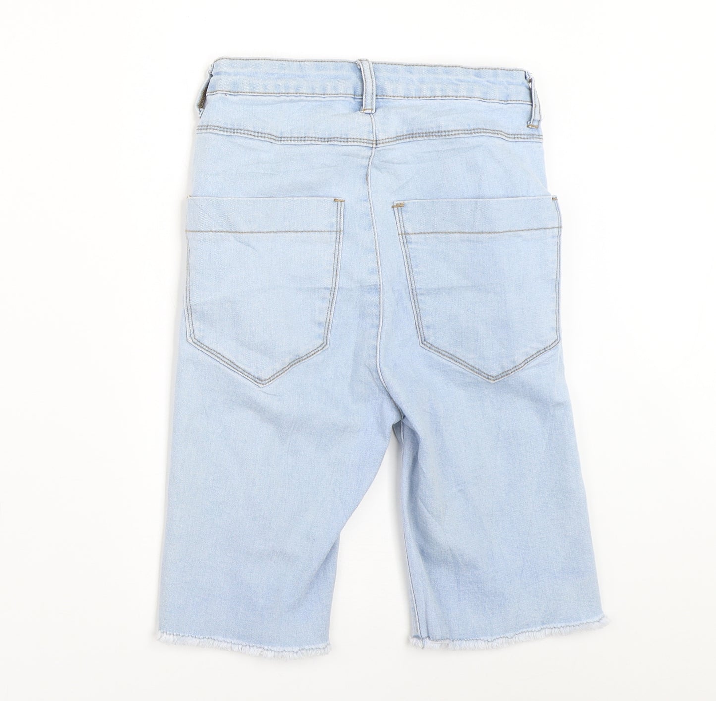 Lasula Womens Blue  Denim Cut-Off Shorts Size 6