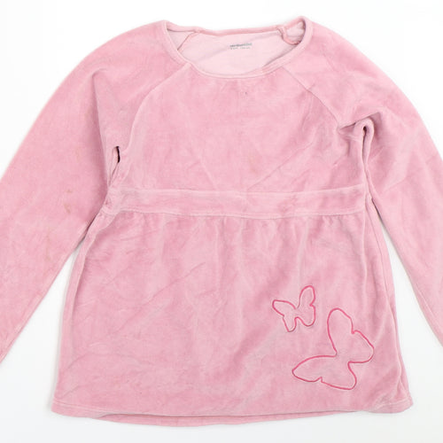 Vertbaudet Girls Pink   Pullover Jumper Size 8 Years