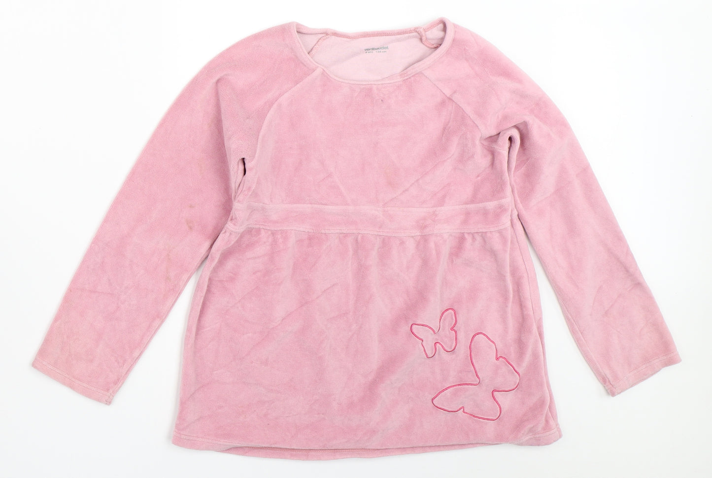 Vertbaudet Girls Pink   Pullover Jumper Size 8 Years