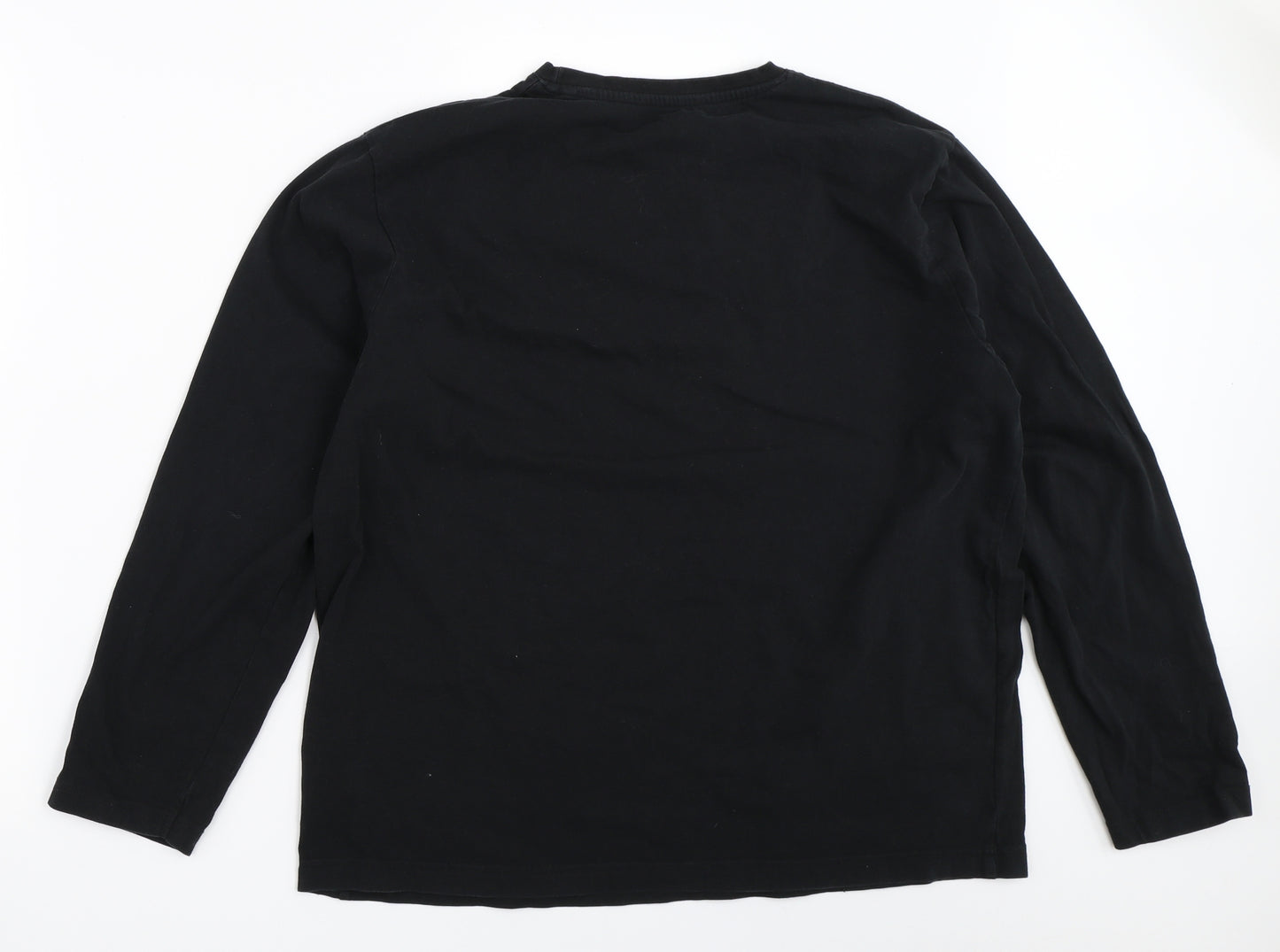 TU Mens Black    T-Shirt Size L
