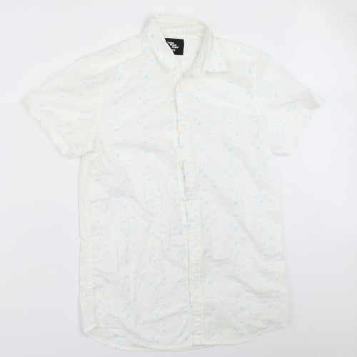 Cedar Wood State Mens White    Button-Up Size XS