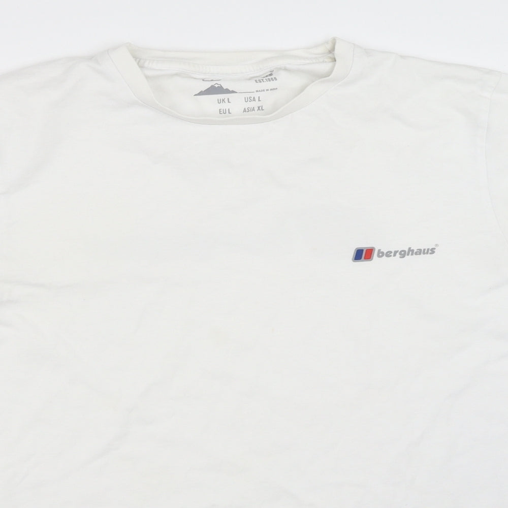 Berghaus Mens White    T-Shirt Size L