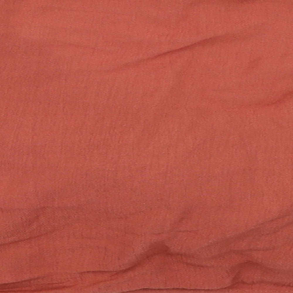 Iisla & Bird Womens Orange   Cropped Blouse Size 6
