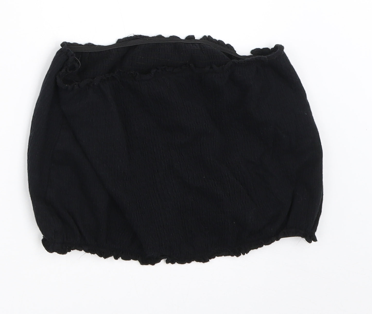 New Look Girls Black   Cropped T-Shirt Size 14-15 Years
