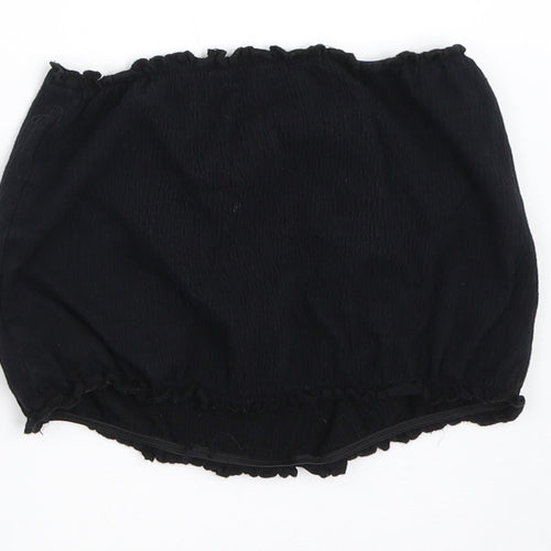 New Look Girls Black   Cropped T-Shirt Size 14-15 Years