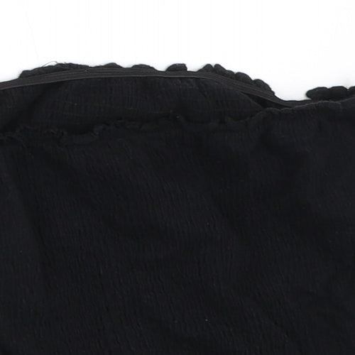 New Look Girls Black   Cropped T-Shirt Size 14-15 Years