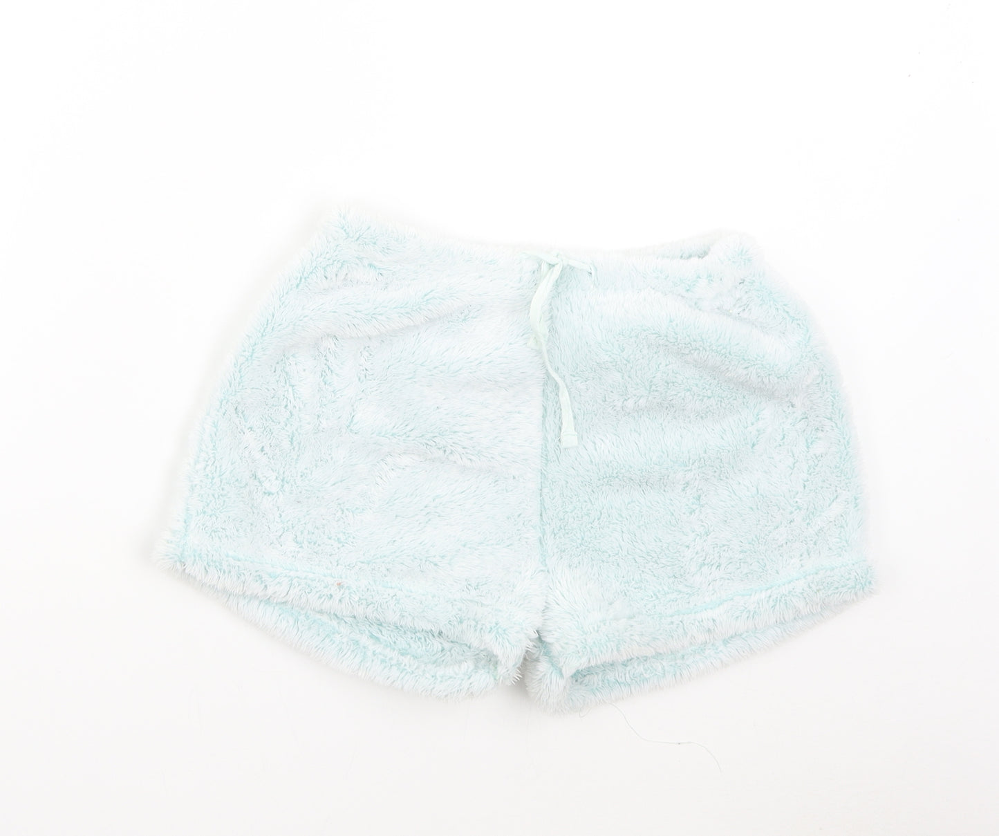 Loungeable Womens Green Solid Fleece  Sleep Shorts Size XS