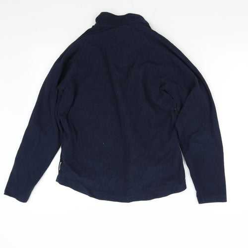 Quechua Womens Blue  Fleece Henley Jumper Size M