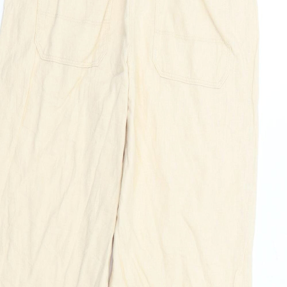 M&S Womens Beige   Trousers  Size 12 L29 in