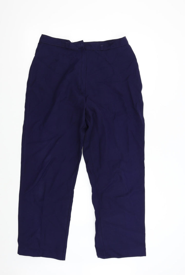 BHS Womens Blue   Trousers  Size 18 L27 in