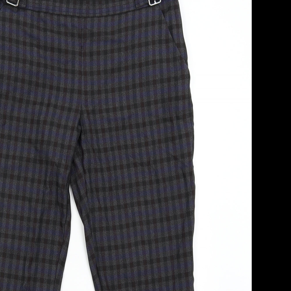 Dorothy Perkins Womens Multicoloured Check  Capri Trousers Size 10 L22 in