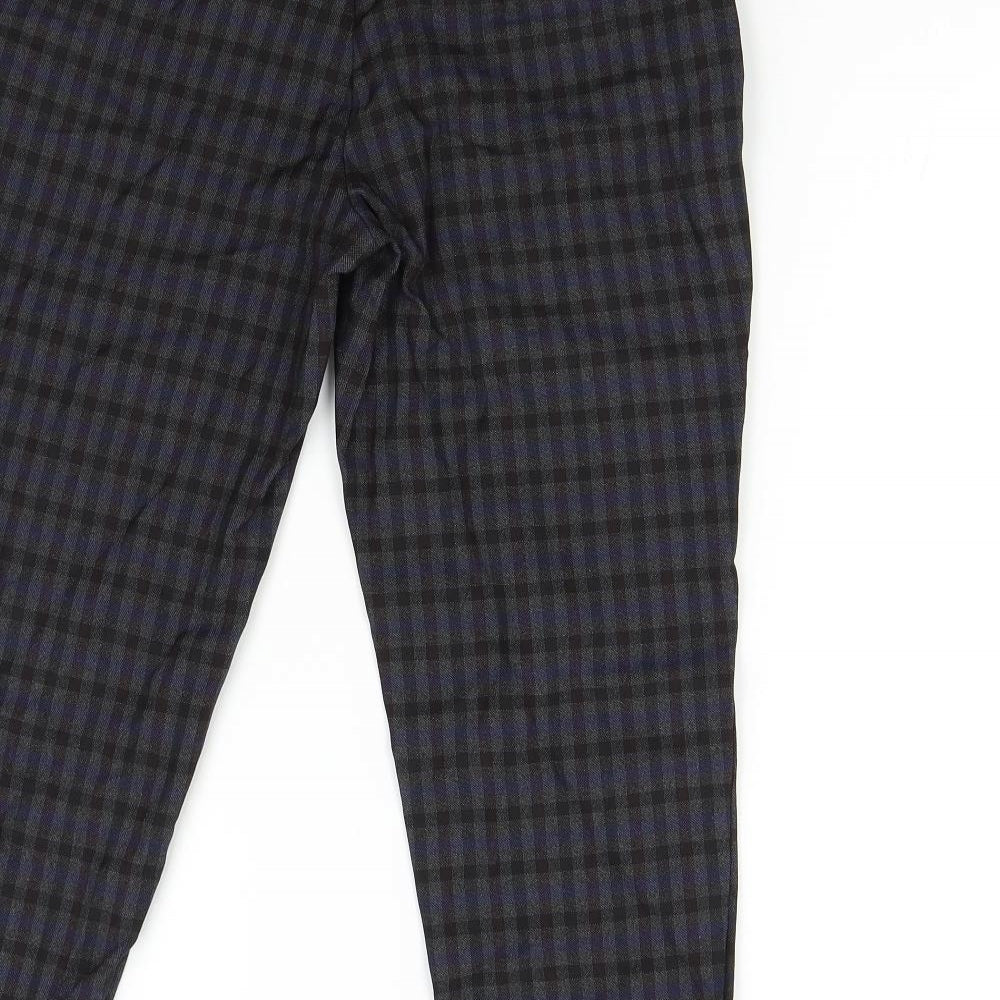 Dorothy Perkins Womens Multicoloured Check  Capri Trousers Size 10 L22 in