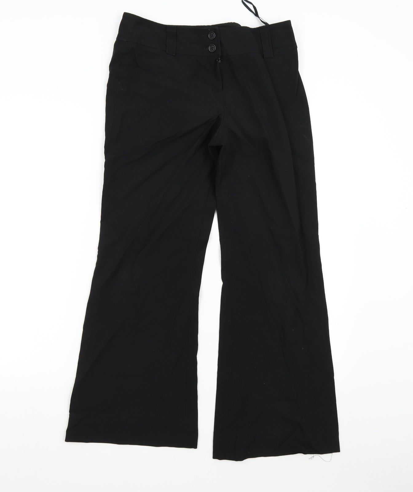 Dorothy Perkins Womens Black   Trousers  Size 12 L28 in