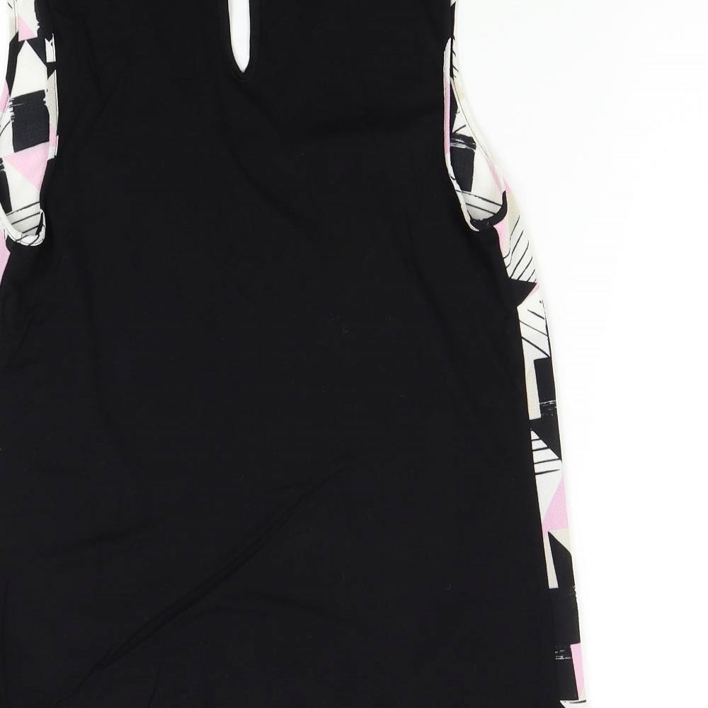 Matalan Womens Multicoloured Geometric  Basic Blouse Size 12