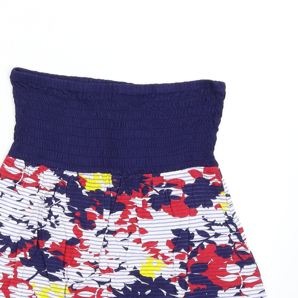 George Womens Multicoloured Floral Rayon Basic Tank Size 12