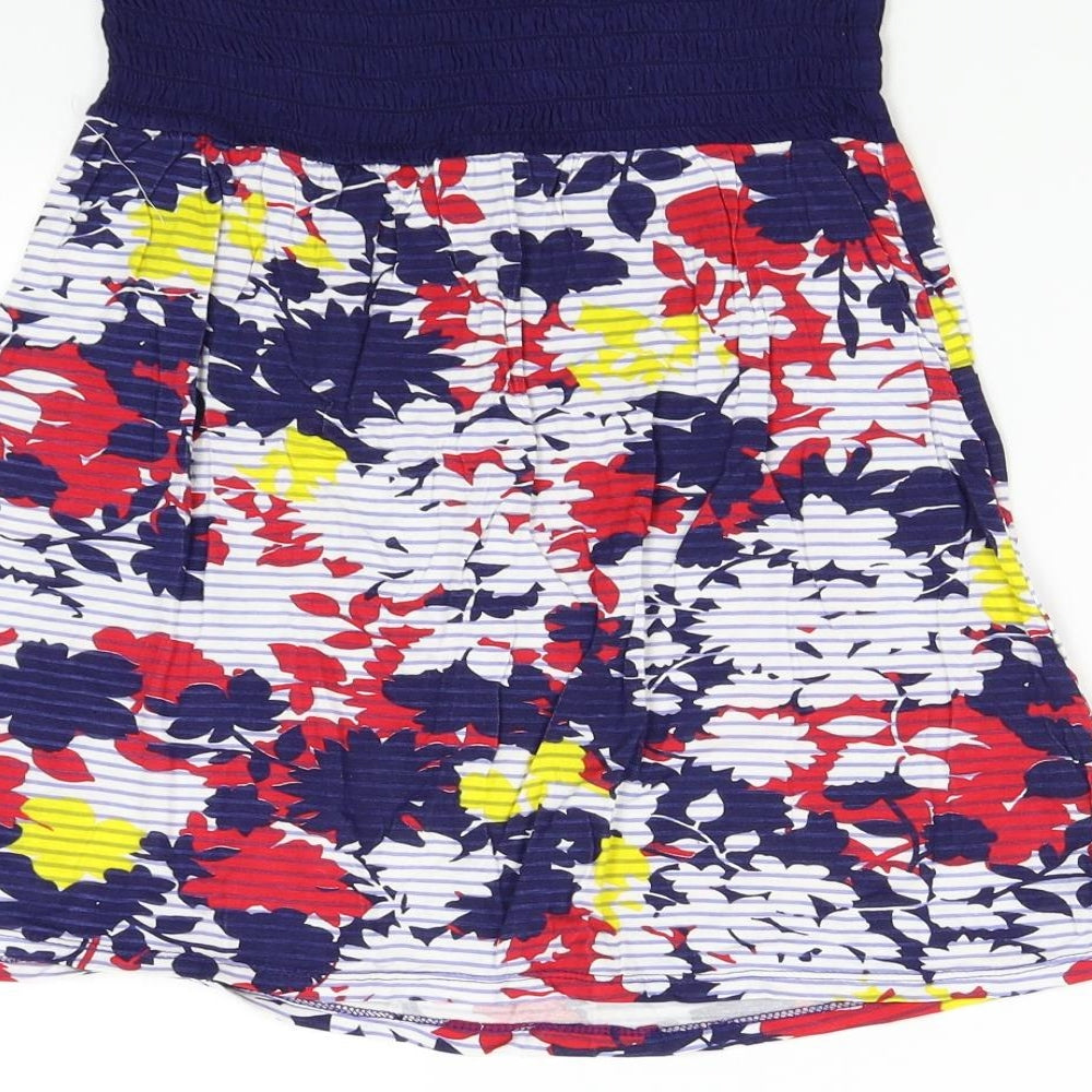 George Womens Multicoloured Floral Rayon Basic Tank Size 12