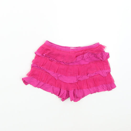 1989 Place Girls Pink   Hot Pants Shorts Size 4 Years
