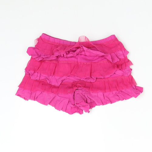 1989 Place Girls Pink   Hot Pants Shorts Size 4 Years