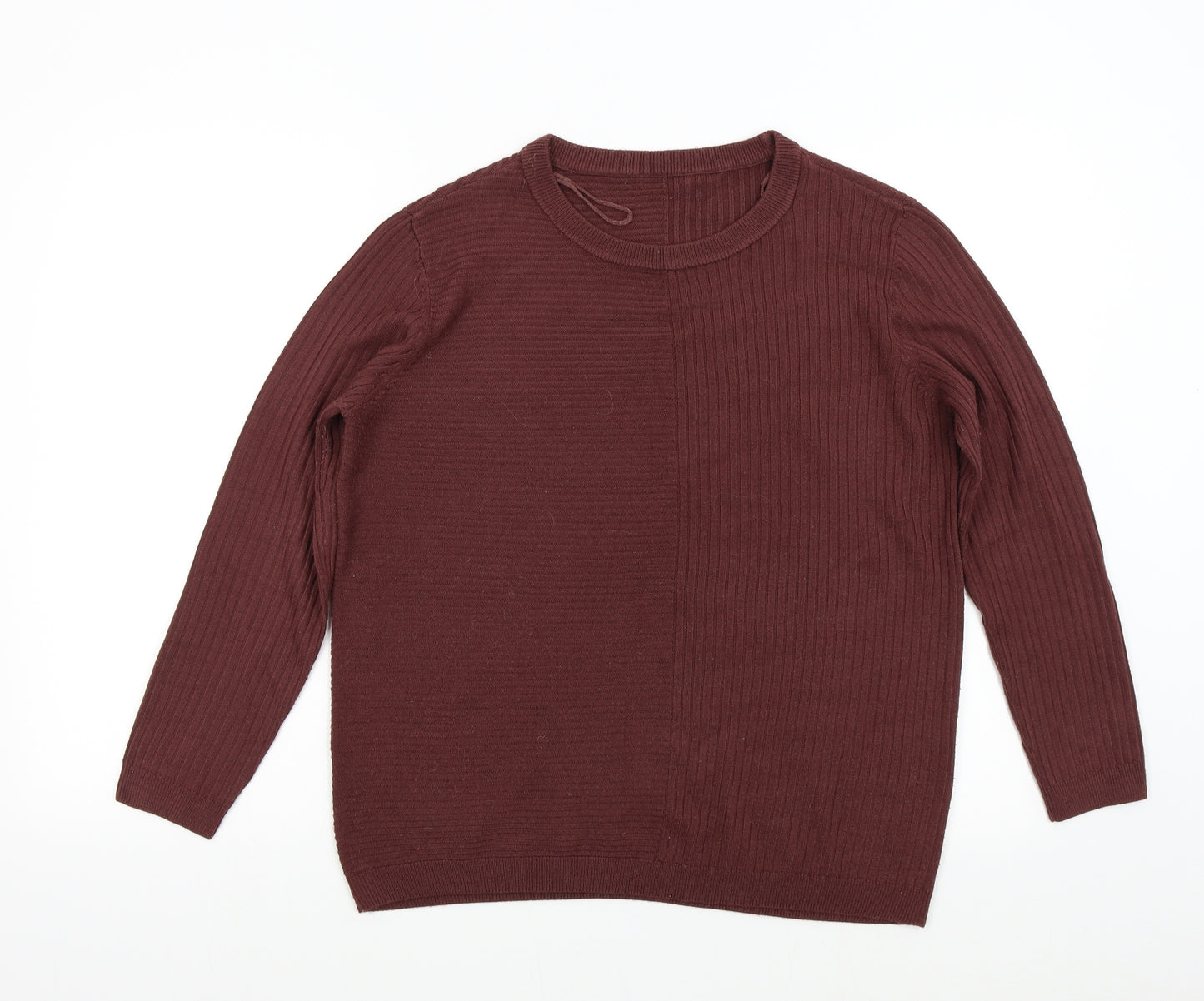 Jacgueline de Yong Mens Red  Knit Pullover Jumper Size M
