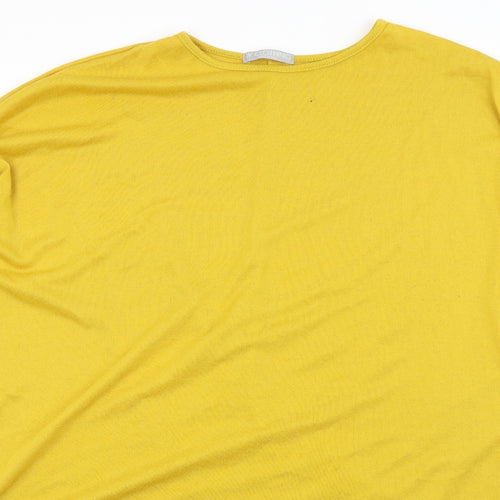 LV Clothing Womens Yellow  Knit Pullover Jumper Size L