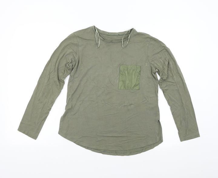 Select Womens Green   Basic T-Shirt Size M