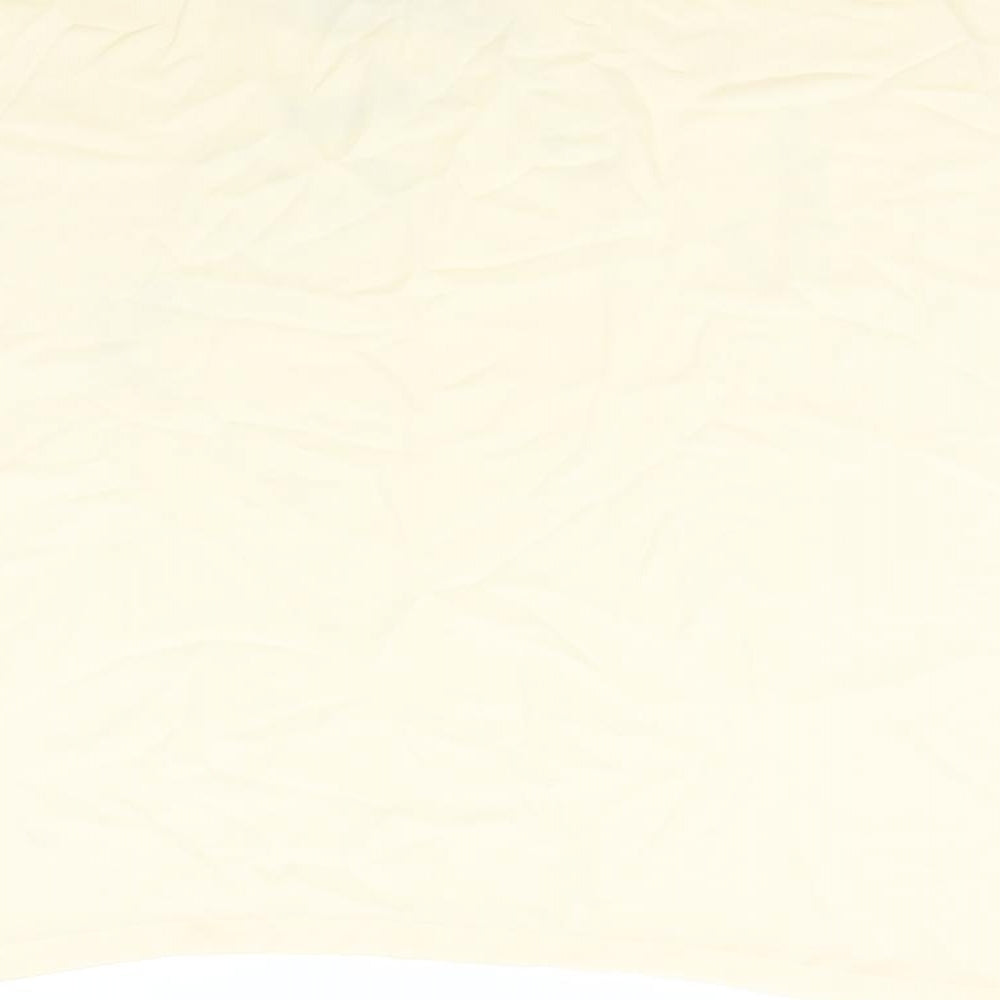 Anany Womens Beige   Basic Blouse Size M