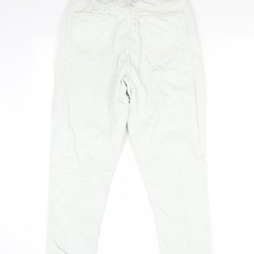 Primark Womens Grey  Denim Tapered Jeans Size 14 L27 in