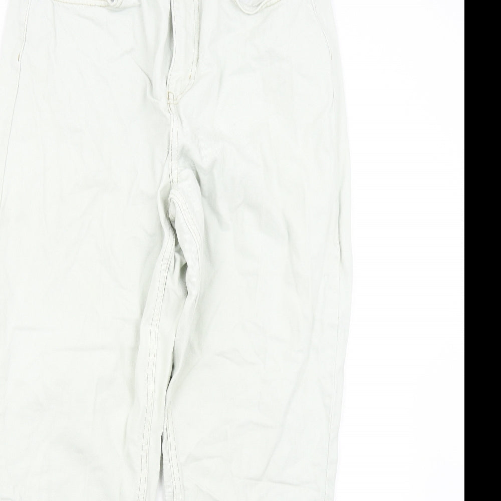 Primark Womens Grey  Denim Tapered Jeans Size 14 L27 in