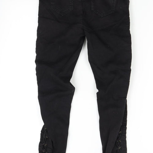 Denim Club Womens Black  Denim Skinny Jeans Size 8 L27 in