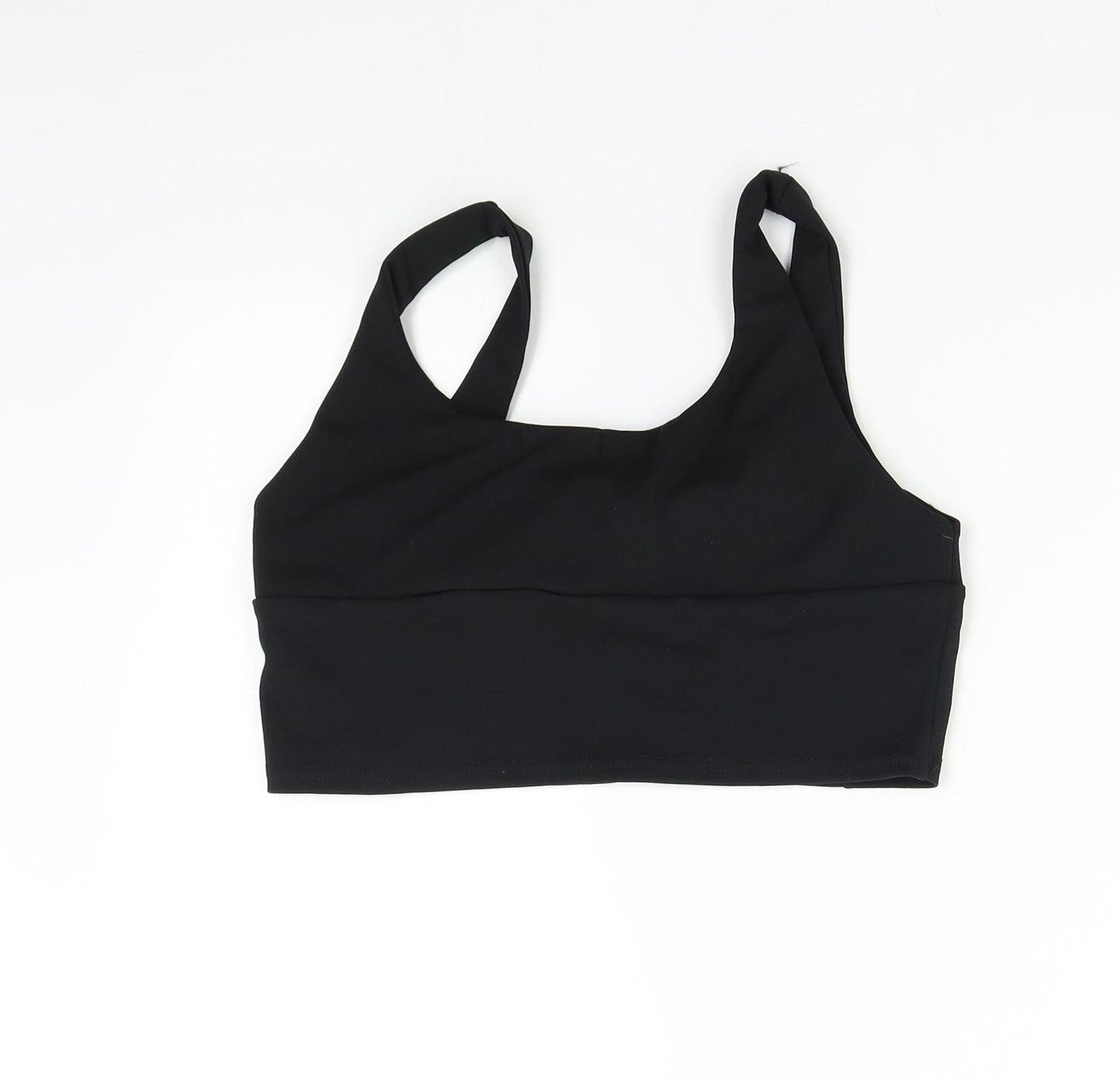 Pretty Little Thing Womens Black   Cropped Tank Size 12