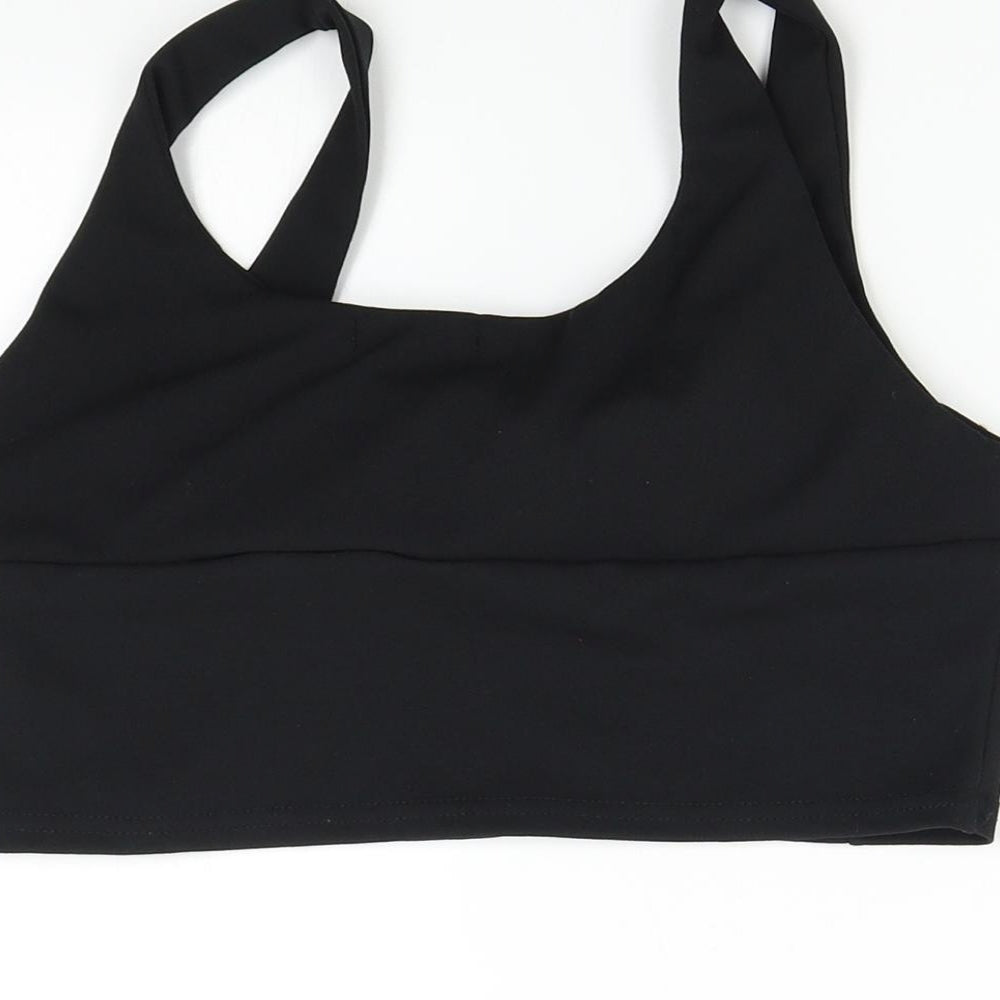 Pretty Little Thing Womens Black   Cropped Tank Size 12