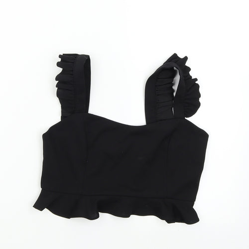 Vera & Lucy Womens Black   Cropped Tank Size M