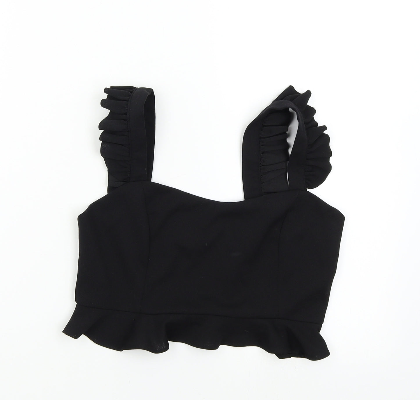 Vera & Lucy Womens Black   Cropped Tank Size M