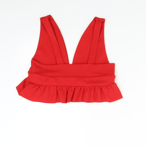 Prague Womens Red   Cropped Tank Size 12
