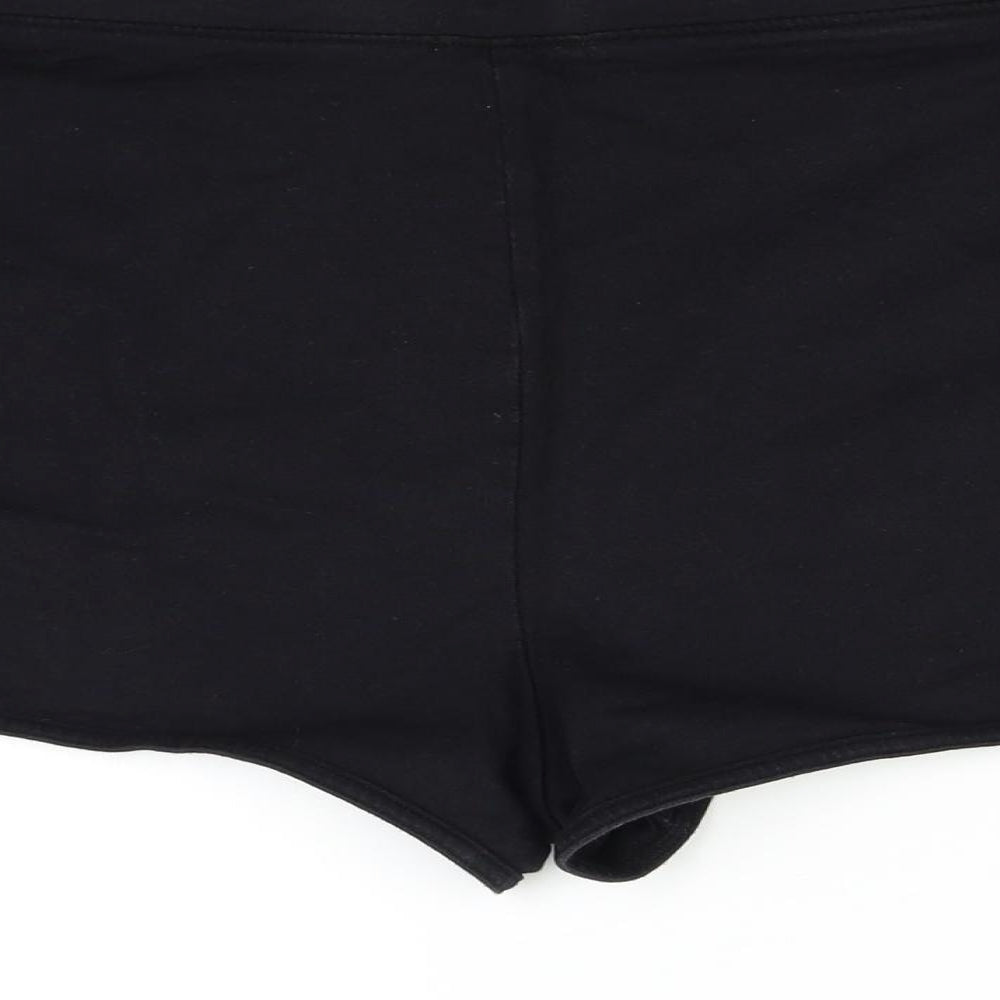 Papaya Womens Black   Hot Pants Shorts Size 18