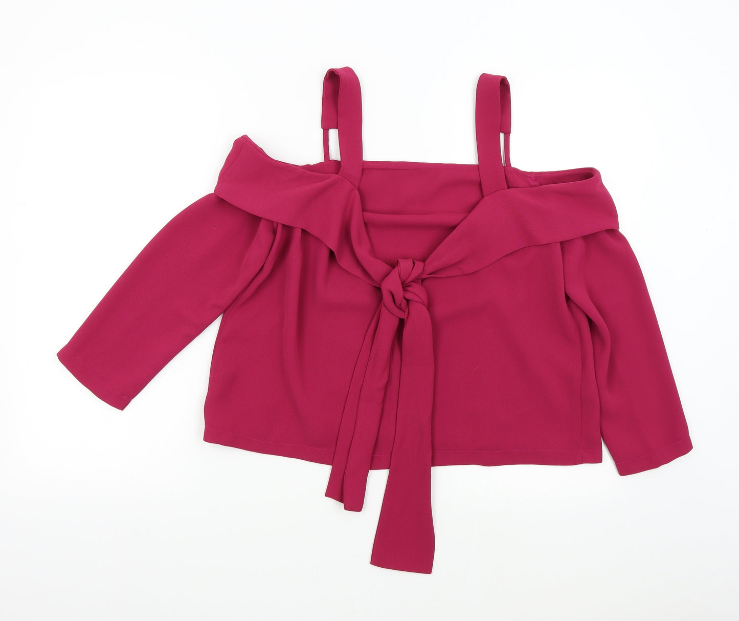 Topshop Womens Pink   Basic Blouse Size 12